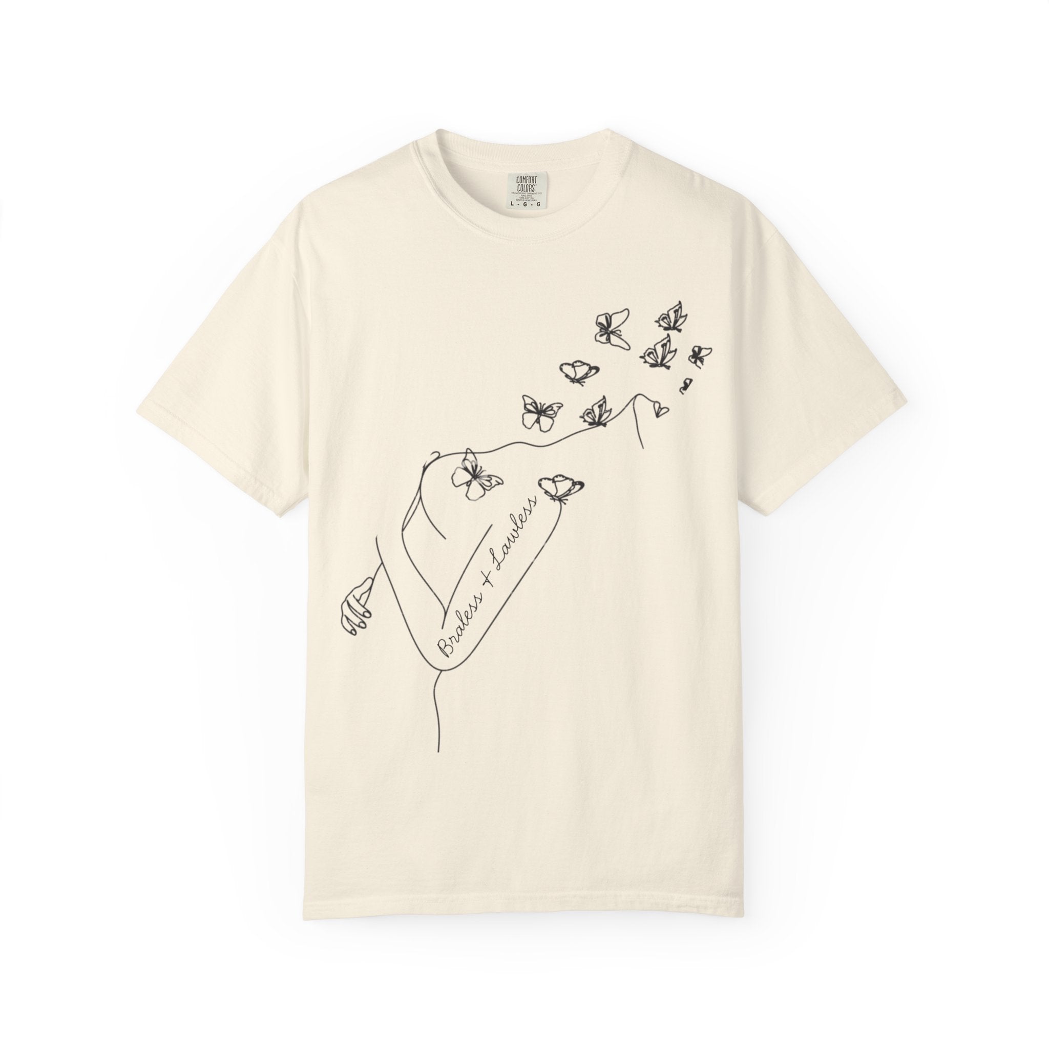 Braless & Lawless Line Art T-Shirt