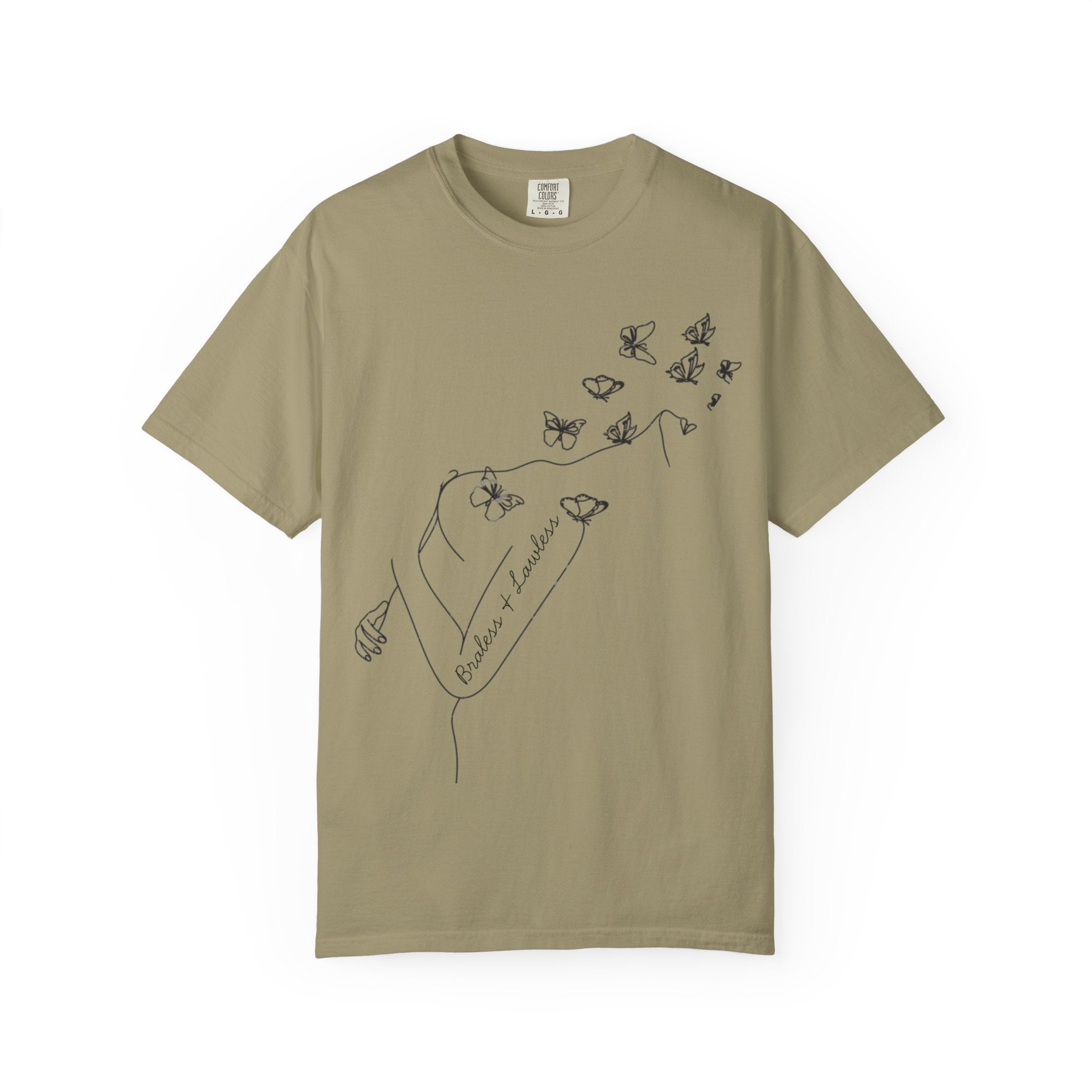 Braless & Lawless Line Art T-Shirt