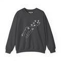 Braless and Lawless Line Art Crewneck Sweatshirt