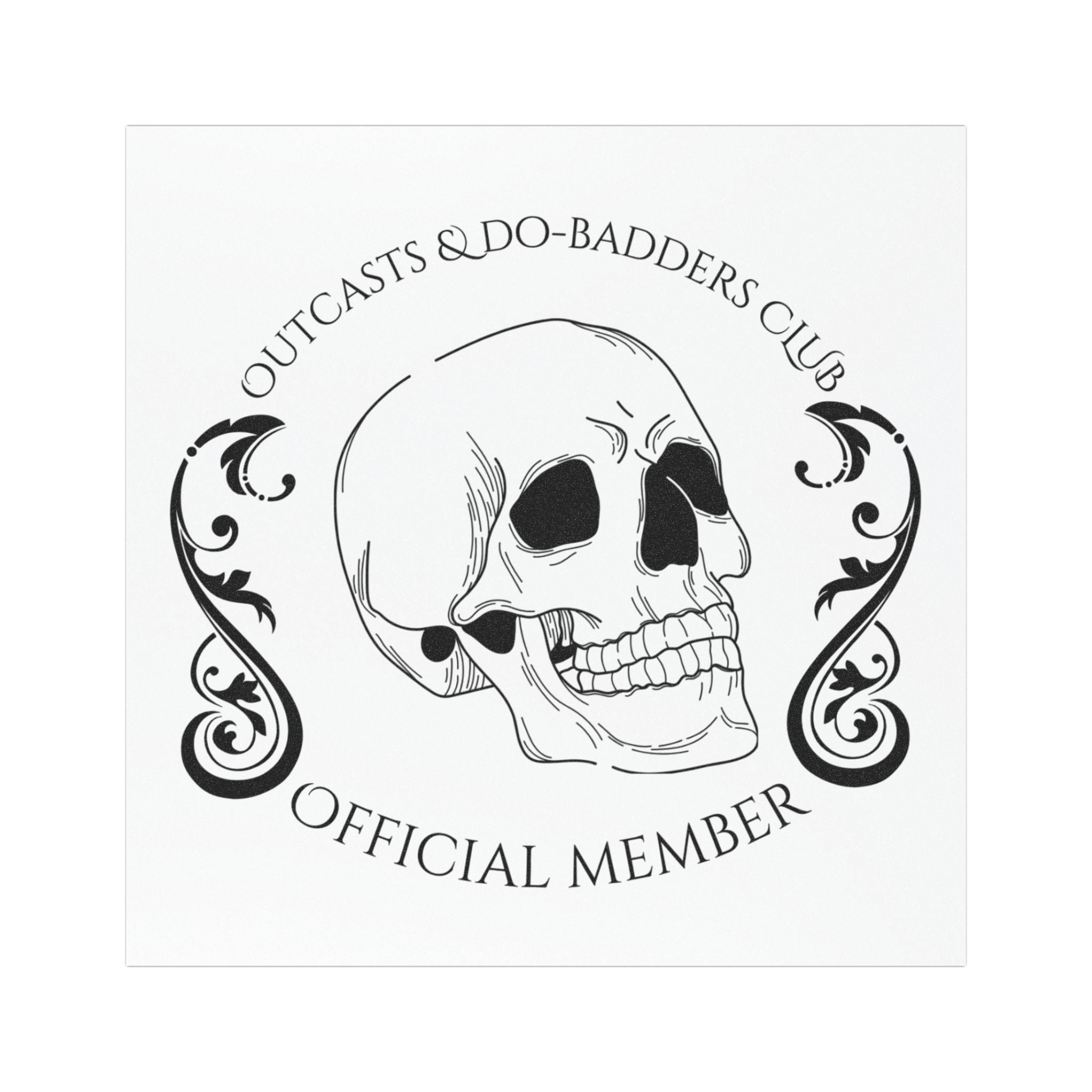 Outcasts & Do-Badders Club Official Member Magnet