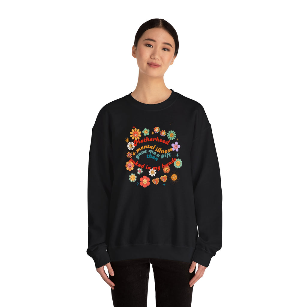 Motherhood and Mental Illness Crewneck Sweatshirt