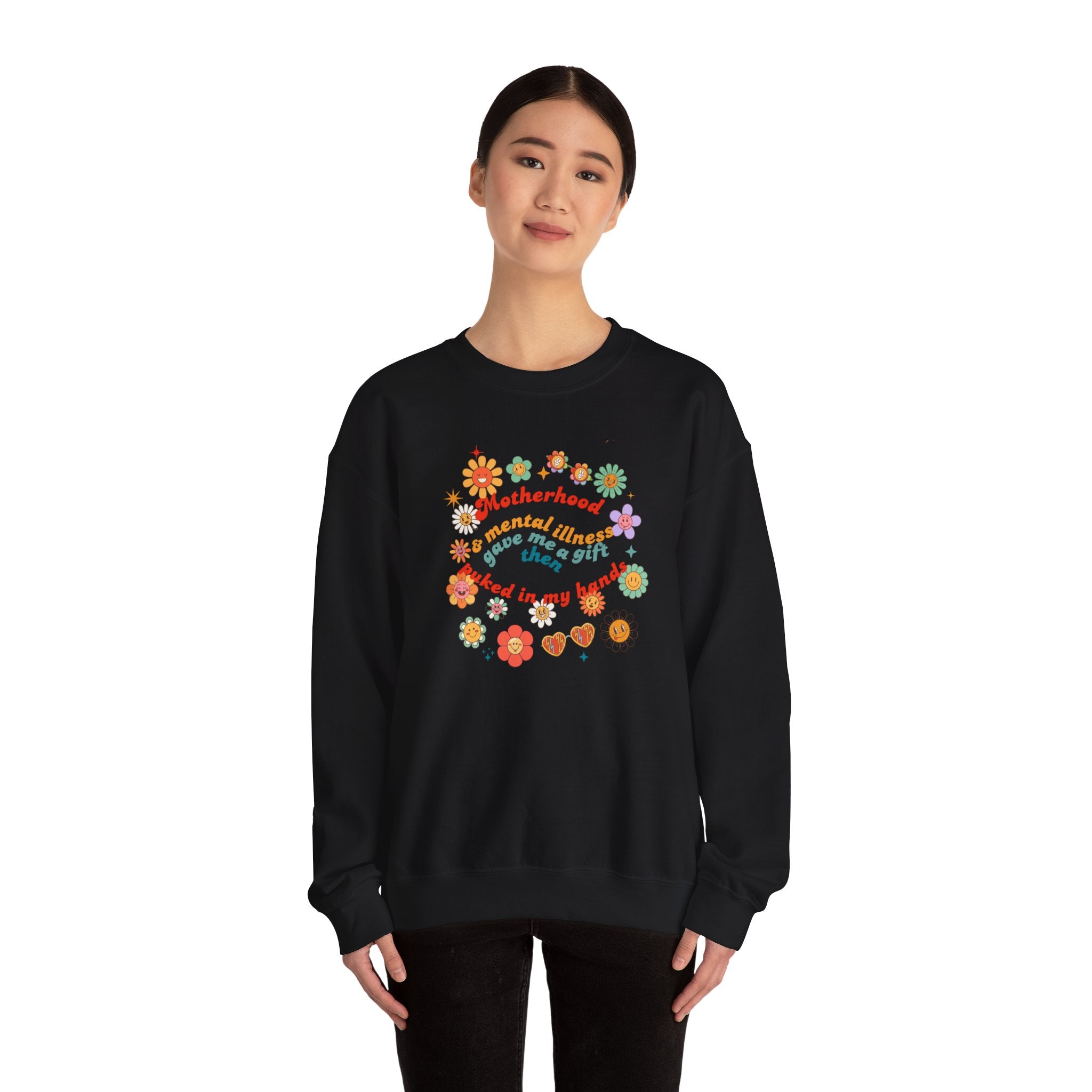 Motherhood and Mental Illness Crewneck Sweatshirt