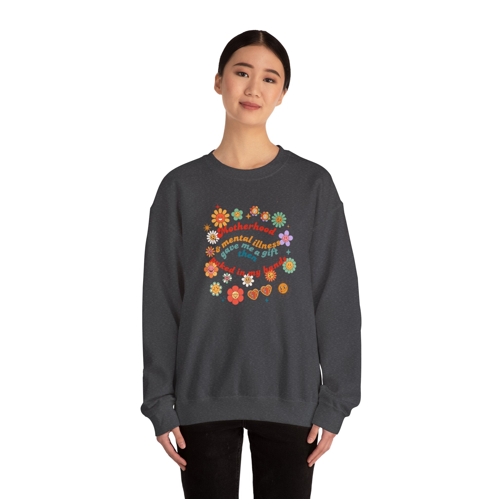 Motherhood and Mental Illness Crewneck Sweatshirt