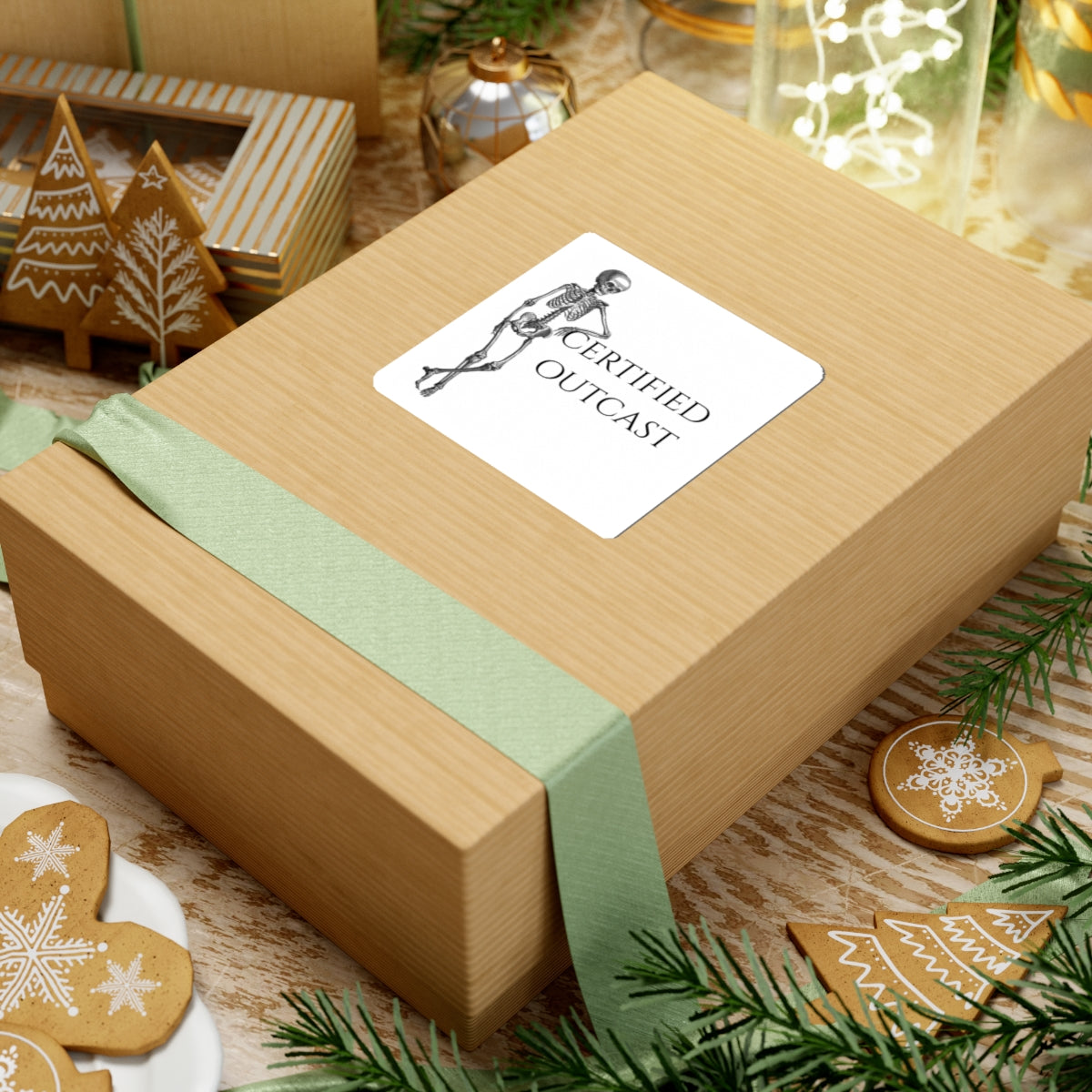 Certified Outcast Kiss-Cut Sticker