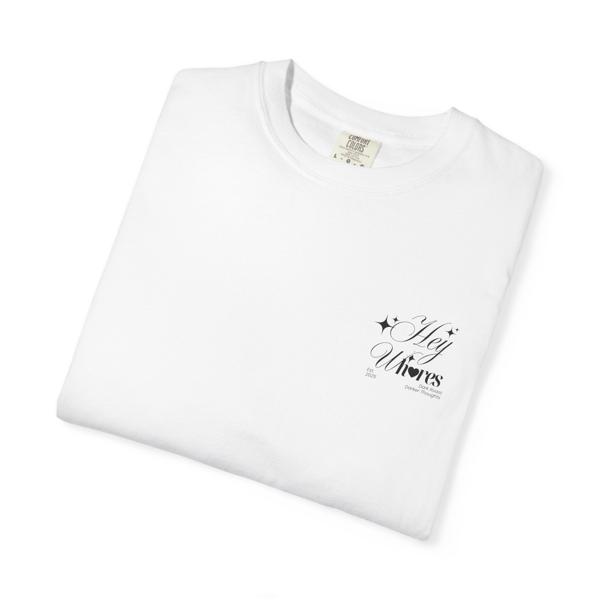 Hey Wh<3res Pocket Graphic Tee