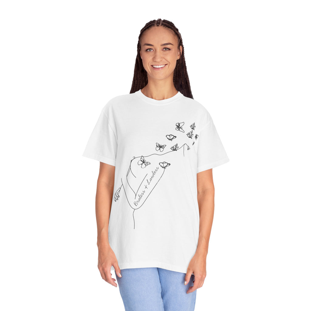 Braless & Lawless Line Art T-Shirt