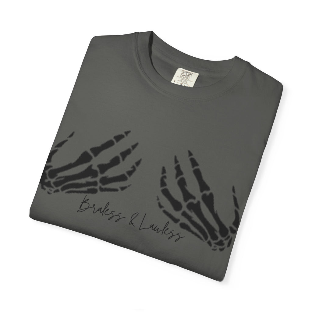 Braless & Lawless Skelly Hands Graphic T-Shirt