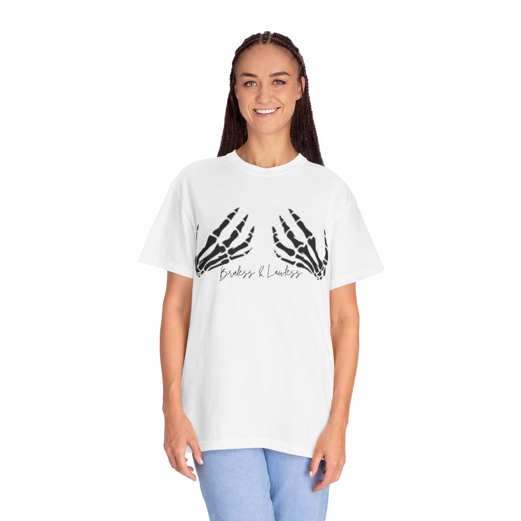 Braless & Lawless Skelly Hands Graphic T-Shirt