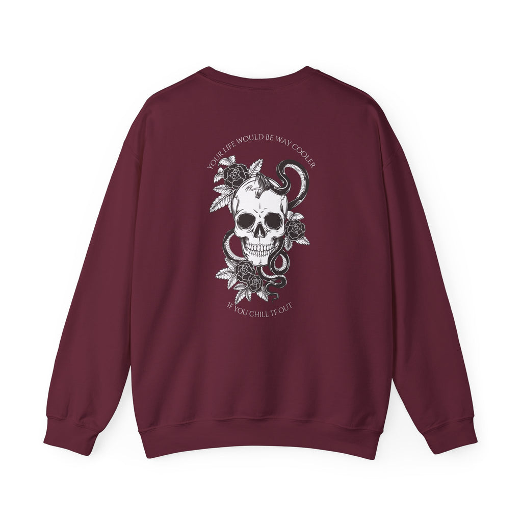 Life Would Be Way Cooler Crewneck Sweatshirt