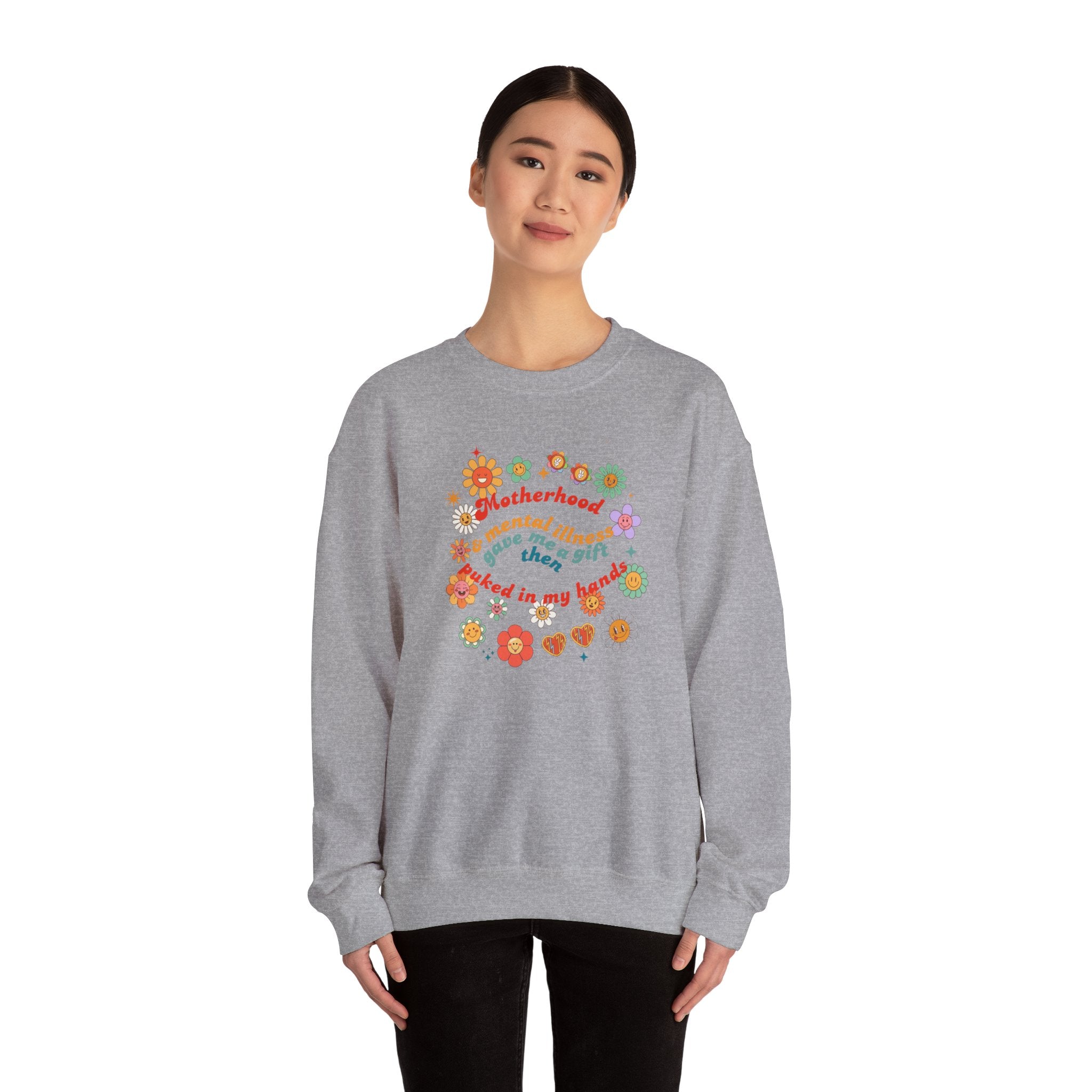 Motherhood and Mental Illness Crewneck Sweatshirt