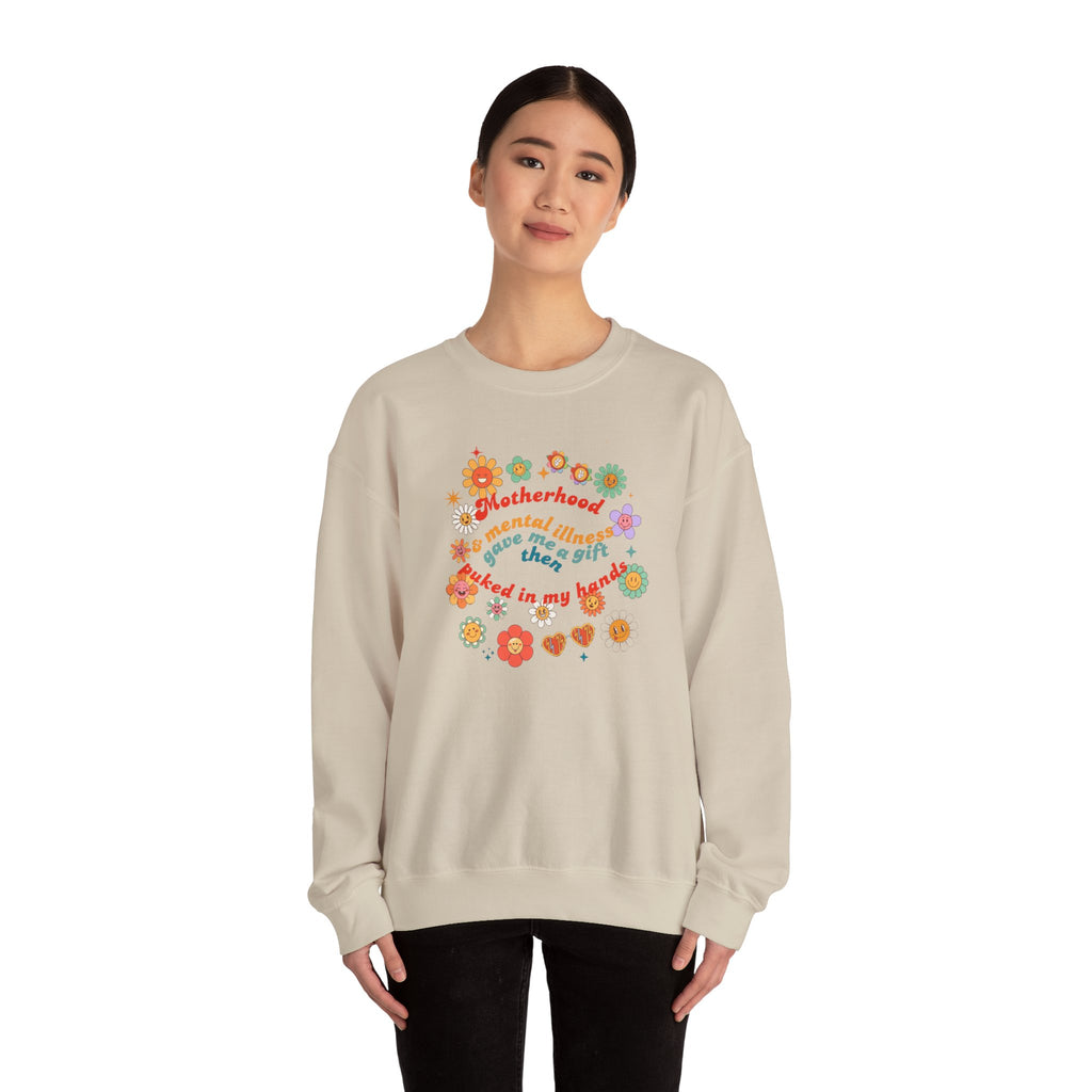 Motherhood and Mental Illness Crewneck Sweatshirt