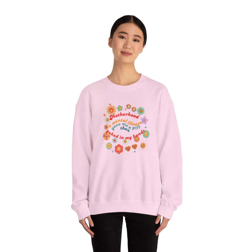 Motherhood and Mental Illness Crewneck Sweatshirt