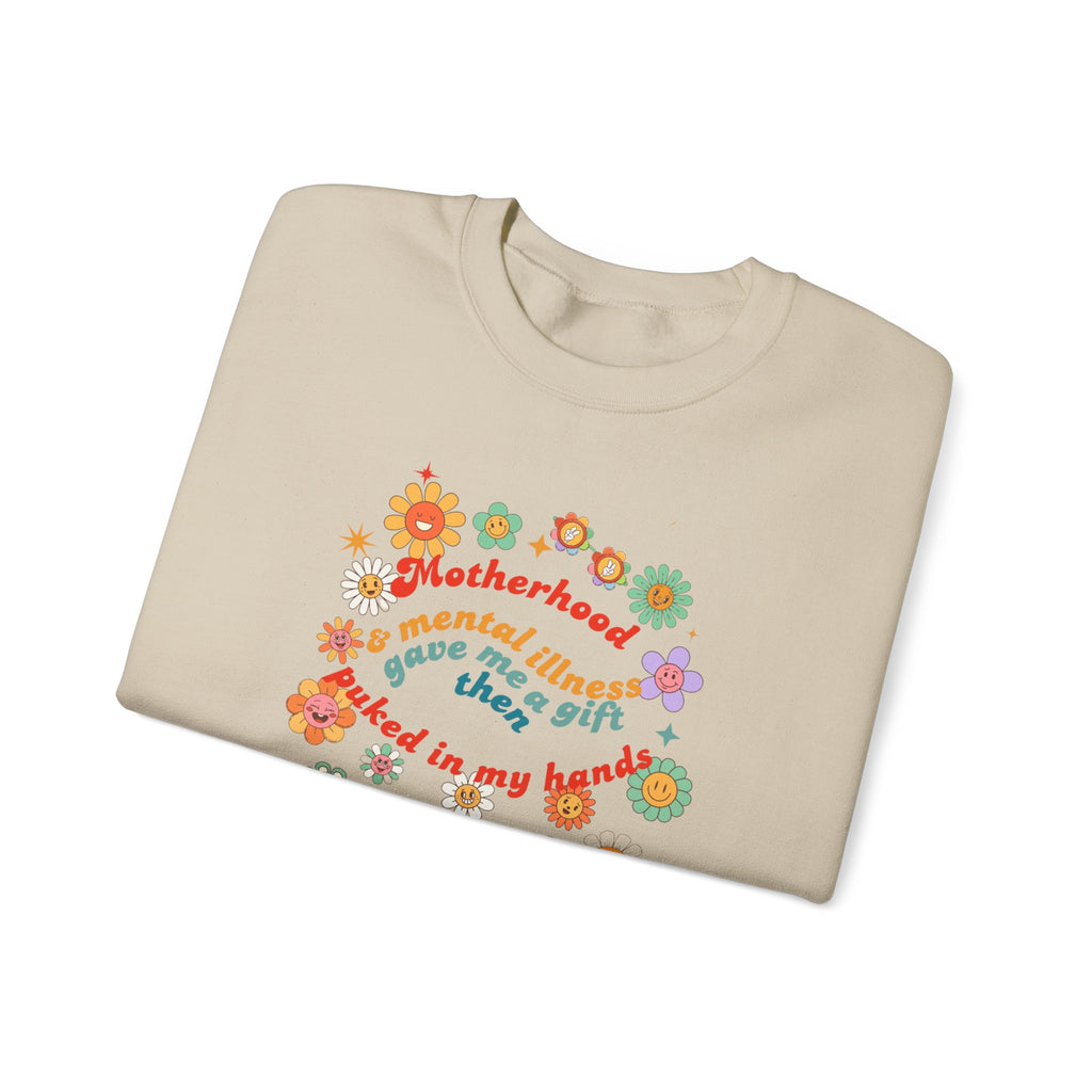 Motherhood and Mental Illness Crewneck Sweatshirt