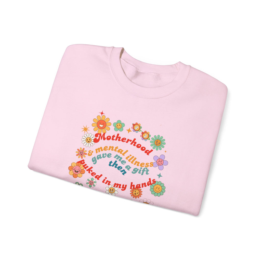 Motherhood and Mental Illness Crewneck Sweatshirt