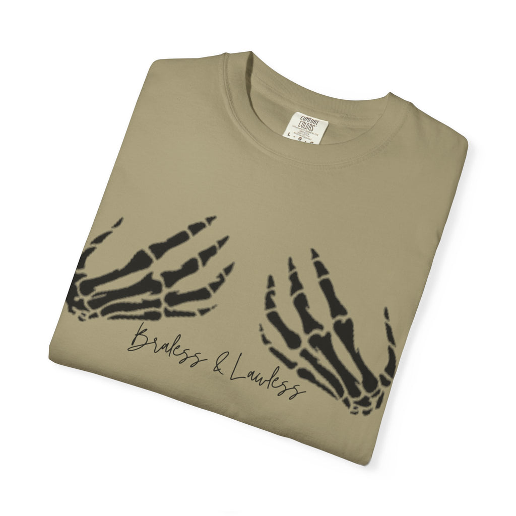 Braless & Lawless Skelly Hands Graphic T-Shirt